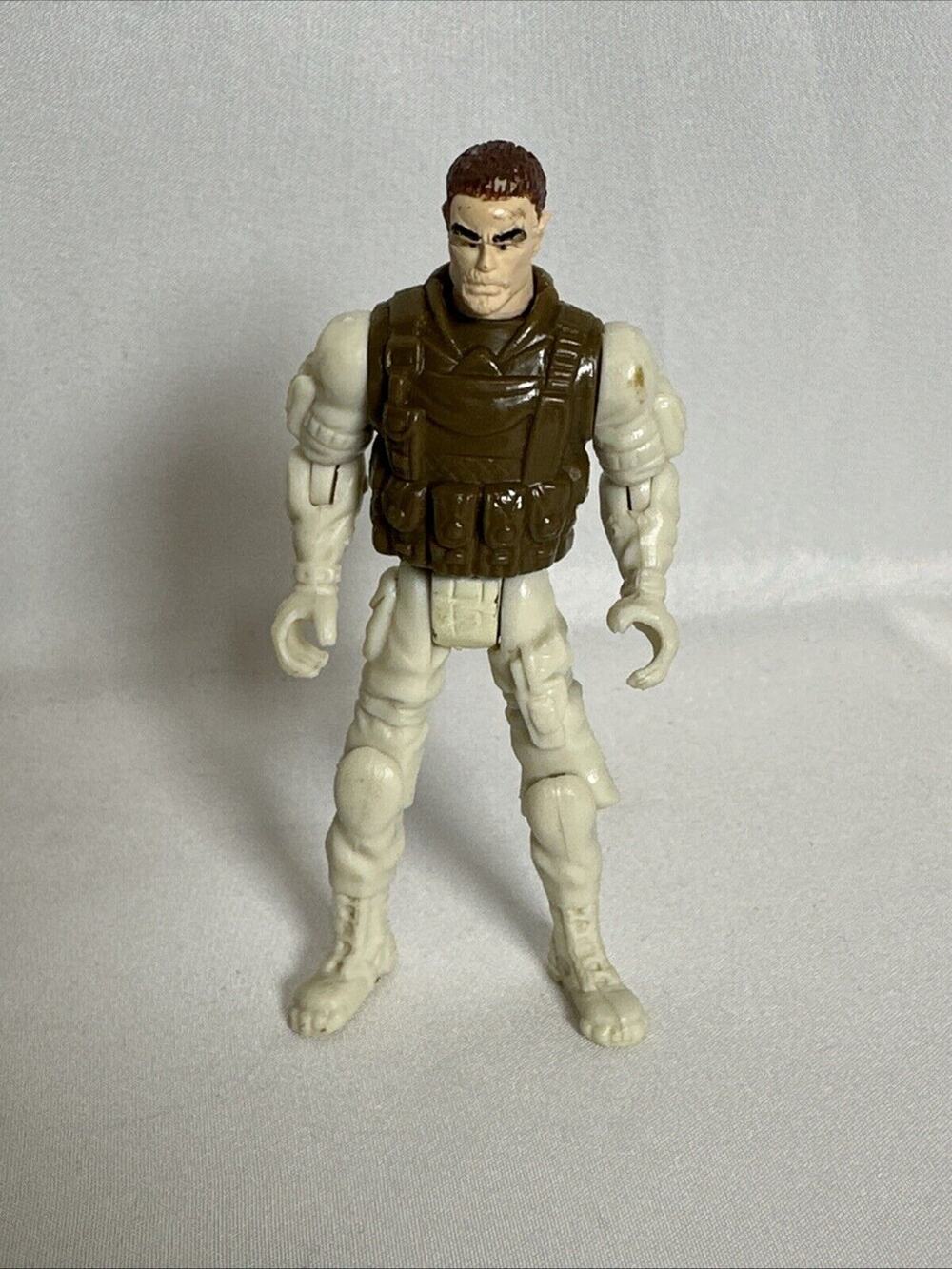 (1) Vintage Chap Mei 4" Soldier Action Figure Soldier White Winter